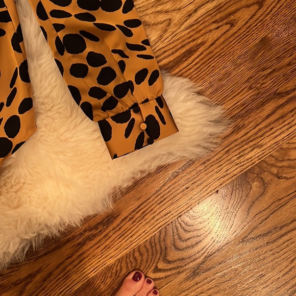 NWT J Crew animal print blouse - Picture 5 of 8